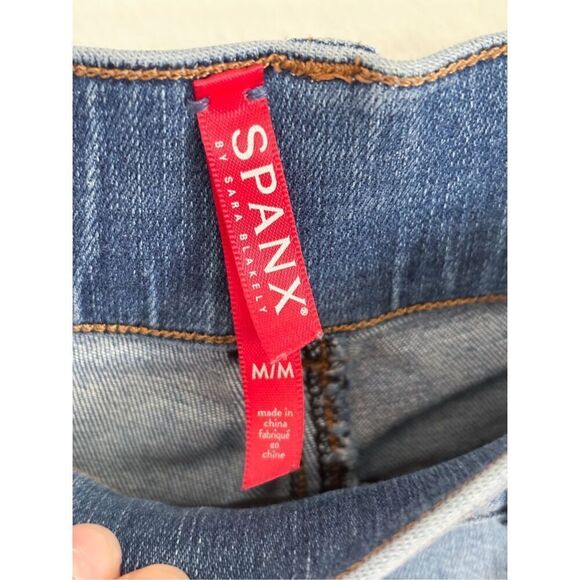 Spanx ankle skinny jeans in light vintage wash size medium - Picture 4 of 9